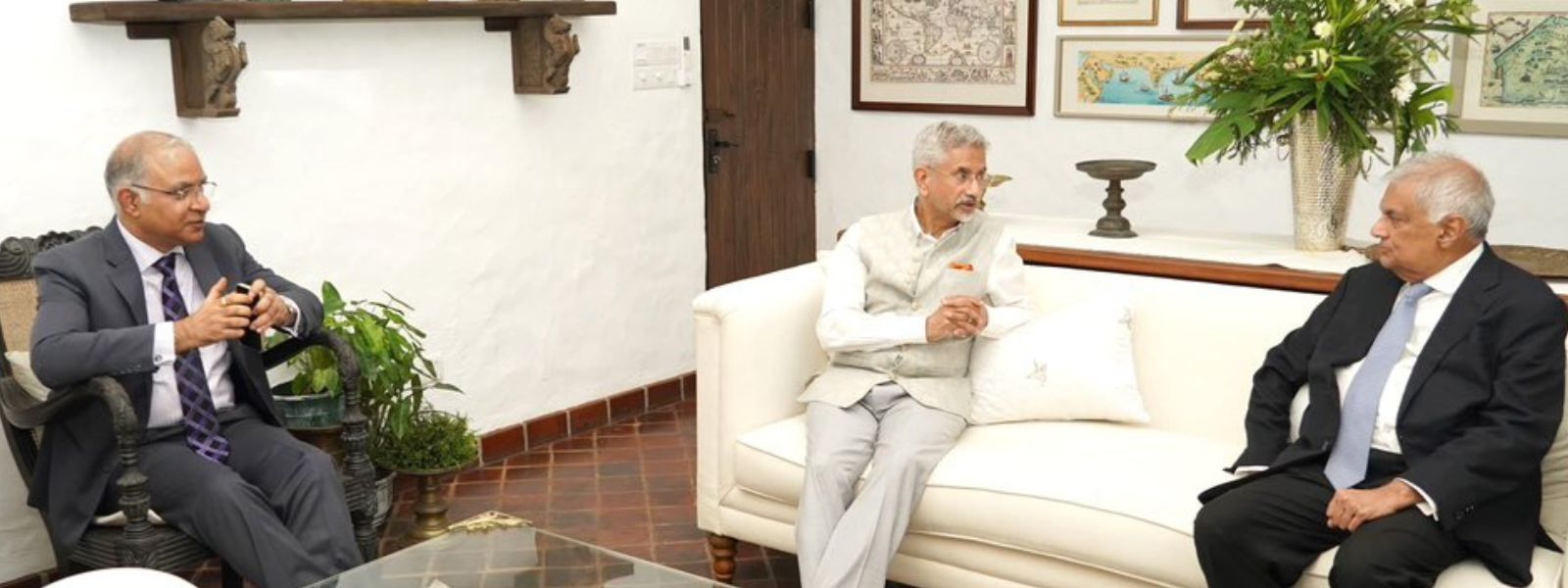 Indian External Affairs Meets Ranil Wickremesinghe